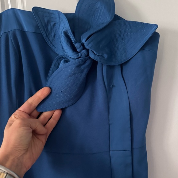 Lilly Pulitzer Anasophia Strapless Maxi Dress SZ 0 Starlight Navy - Picture 16 of 16